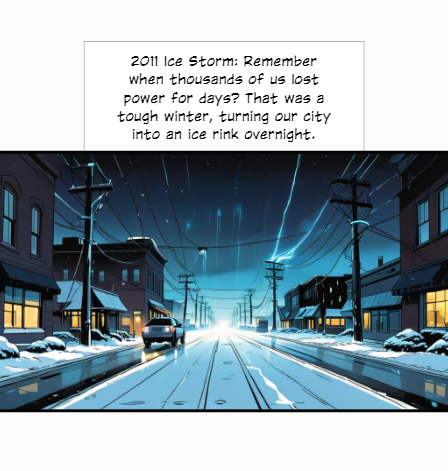 Comic Panel 6: Data collection process